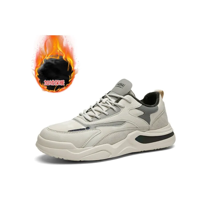 Desert Ram Cushioned Slip-Resistant Lightweight Height Increasing Warm Low-Top Casual Shoes Men's-13