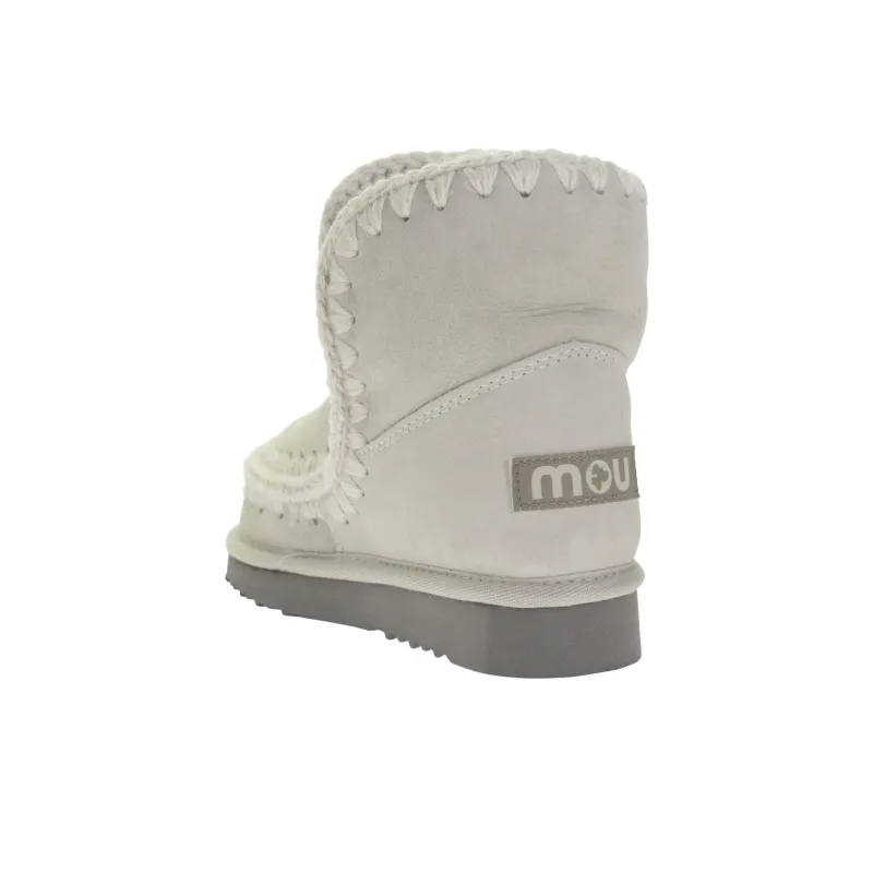 MOU Short Mid-Calf Snow Boots Women's Light Gray-4