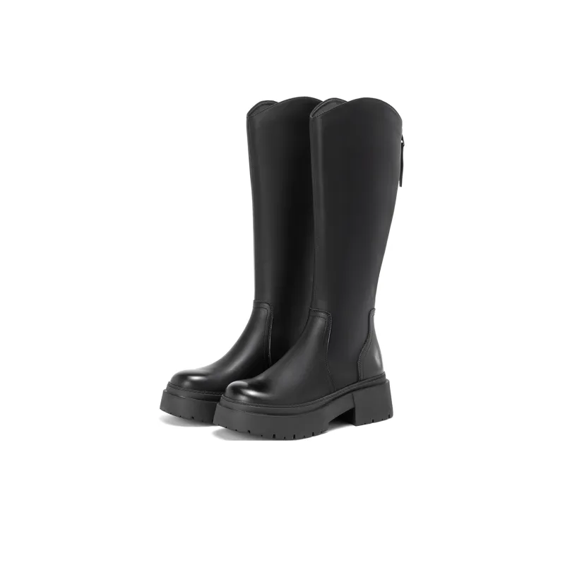 AOKANG Knee-high Boots 5cm Women's-2