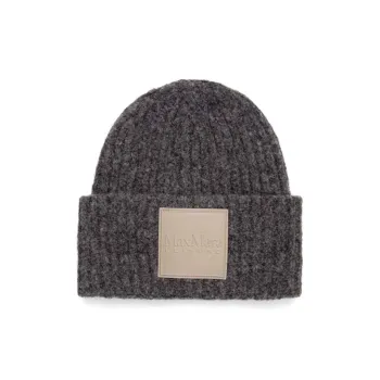 MaxMara Wool, Polyamide Beanies Women's Gray