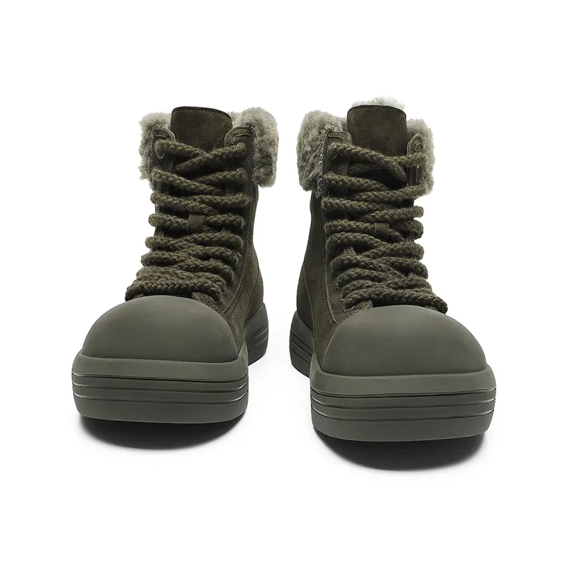 MODENGPAN Warm Snow Boots Men's-5