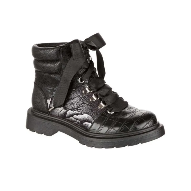 IRREGULAR CHOICE Hiking Hottie Ankle Boots Women's Black-2