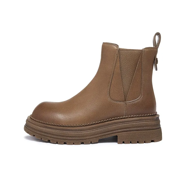 CAMEL Short Chelsea Boots Women's-5
