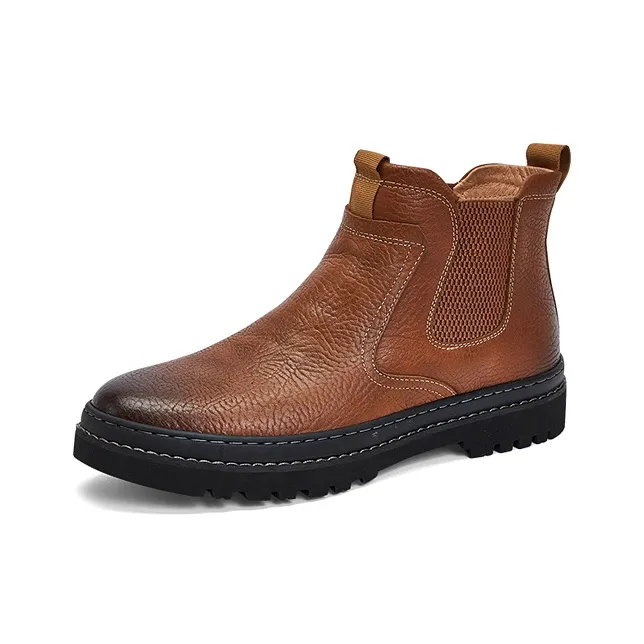 VICKI BROWN Jeans Chelsea Boots Men Black-7