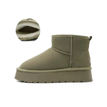 Warrior Warrior Wear Resistant Crew Snow Boots Women's Khaki
