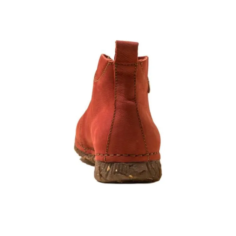 El Naturalista ANGKOR Ankle Boots 2cm Women's Orange Red-2