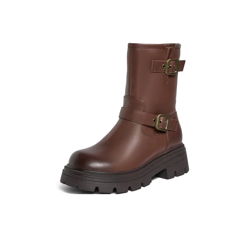 JOSINY Ankle Boots Women's Black/Red Brown-8