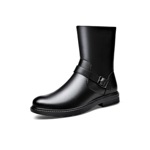 DOUBLE STAR 88 Knee-high Boots Men's Black