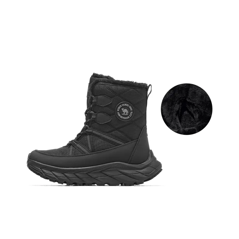 CAMEL Warm Wear-Resistant Height Increasing Coverage Balance Crew Snow Boots Women's-8