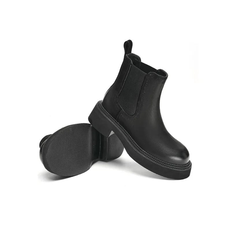 EBLAN Short Chelsea Boots Women's Black-2