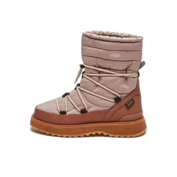 Suicoke Thermal Short Snow Boots Unisex Beige Brown