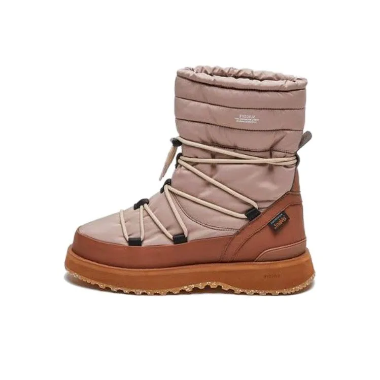 Suicoke Thermal Short Snow Boots Unisex Beige Brown-0