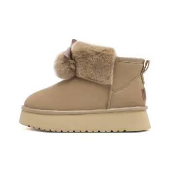 AGSDON Thermal Short Snow Boots Women's