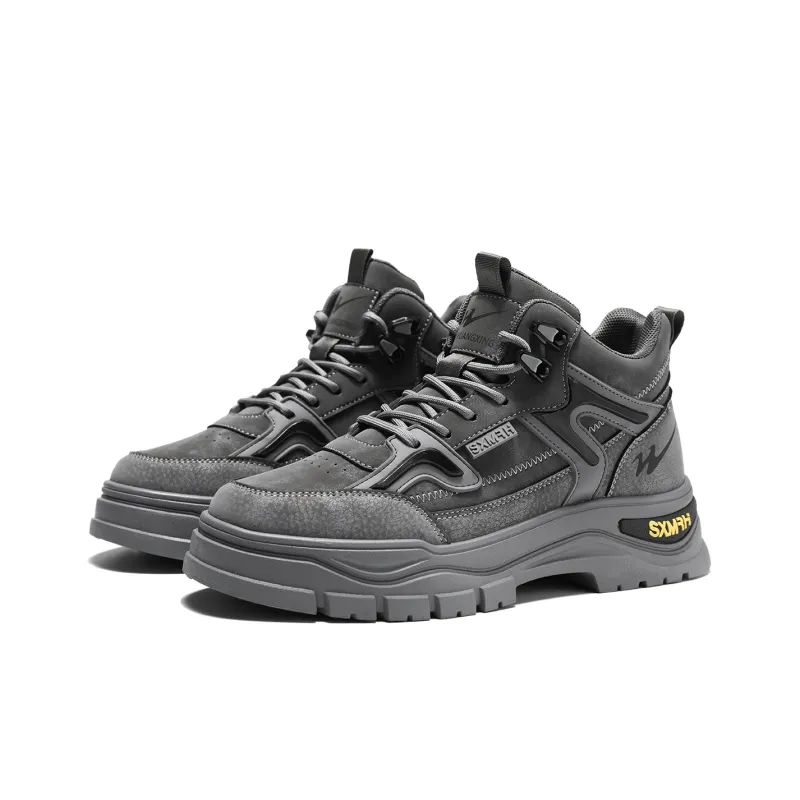 Binary Short Martin Boot Men's Gray-3
