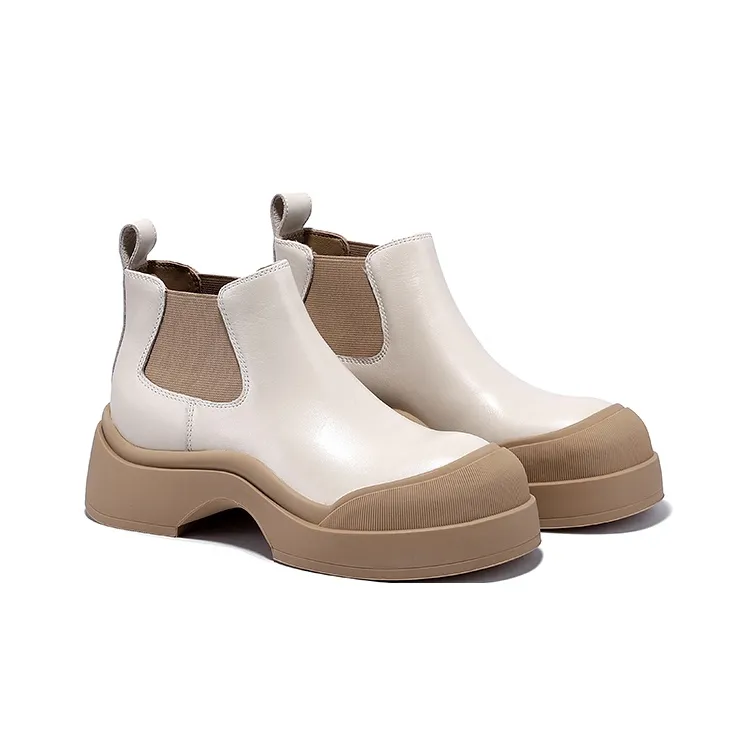 SELAIYA Short Chelsea Boots 4.5cm Women's Black-7