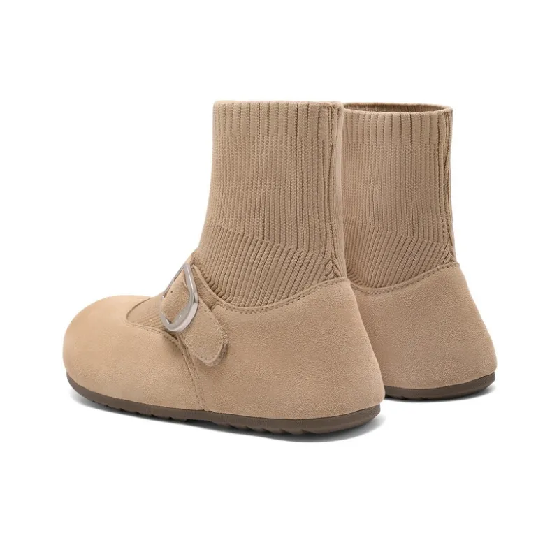 BELLE Ankle Boots 3cm Women's Gray-8