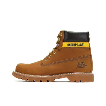CAT Outdoor Boots Men Brown/Yellow