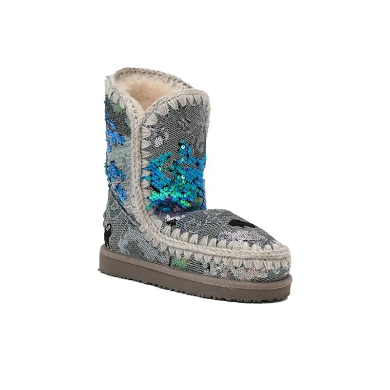 K.D.KENAZ Snow Boots Women's Royal Blue-1