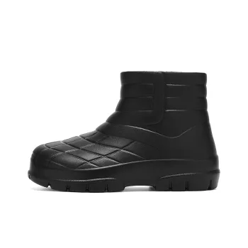 CariteSport Water Resistant Wear Resistant Cushioning Height Increasing Slip Resistant Rain Boots Unisex