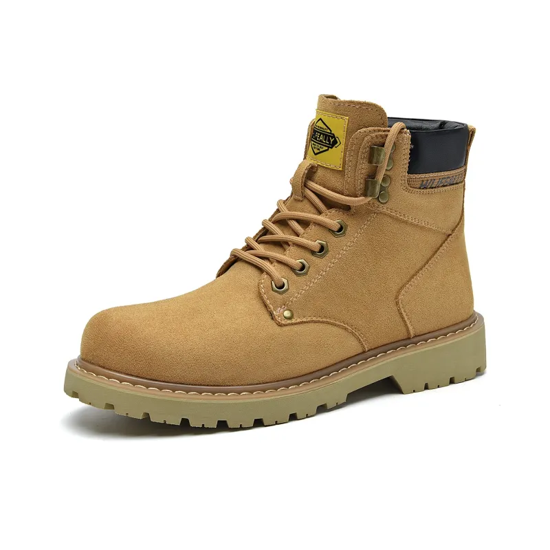 HLA Wear-Resistant Short Outdoor Boots 3.5cm Men's-27