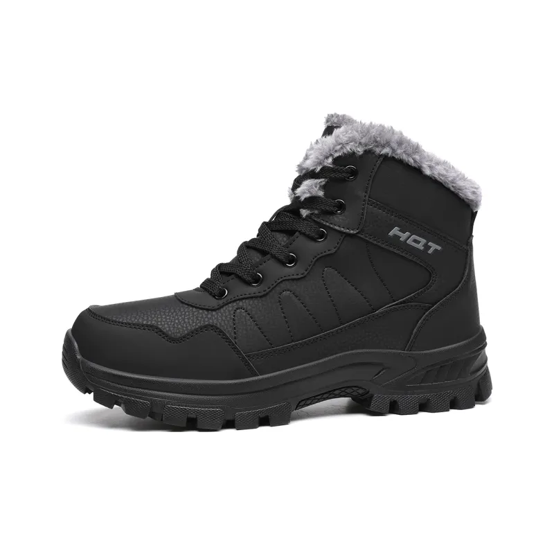 RED DRAGONFLY Snow Boots Men Black-1