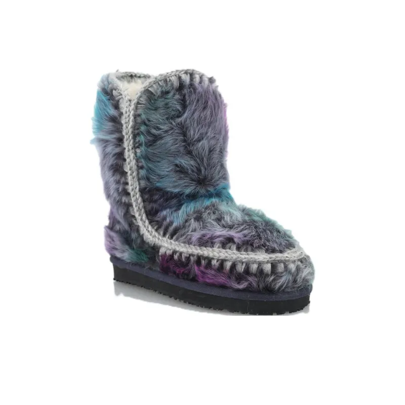 K.D.KENAZ Fuzzy Pet Collection Warm Slip Resistant Coverage Snow Boots Women's Icelandic Aurora-4