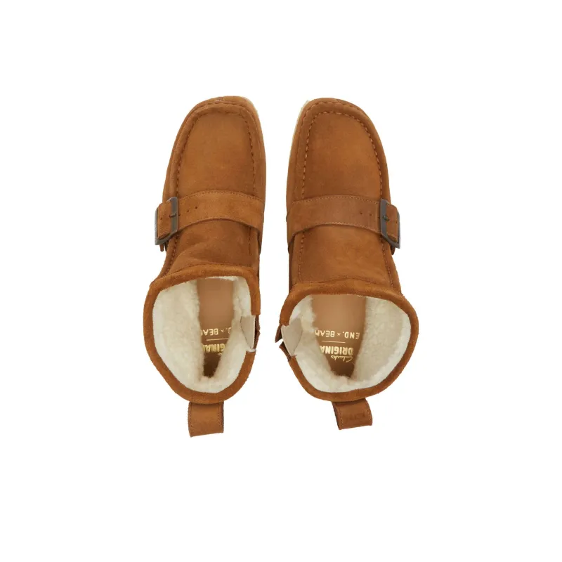 Clarks X END. X Beams Plus Walla Hi Strap 'Dark Brown'-2