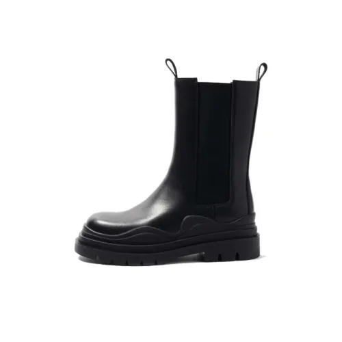 STEVE MADDEN Crew Chelsea boots mujer 5cm Women's Black