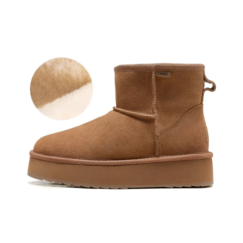 CAMEL Snow Boots Women's Black/Chestnut-6