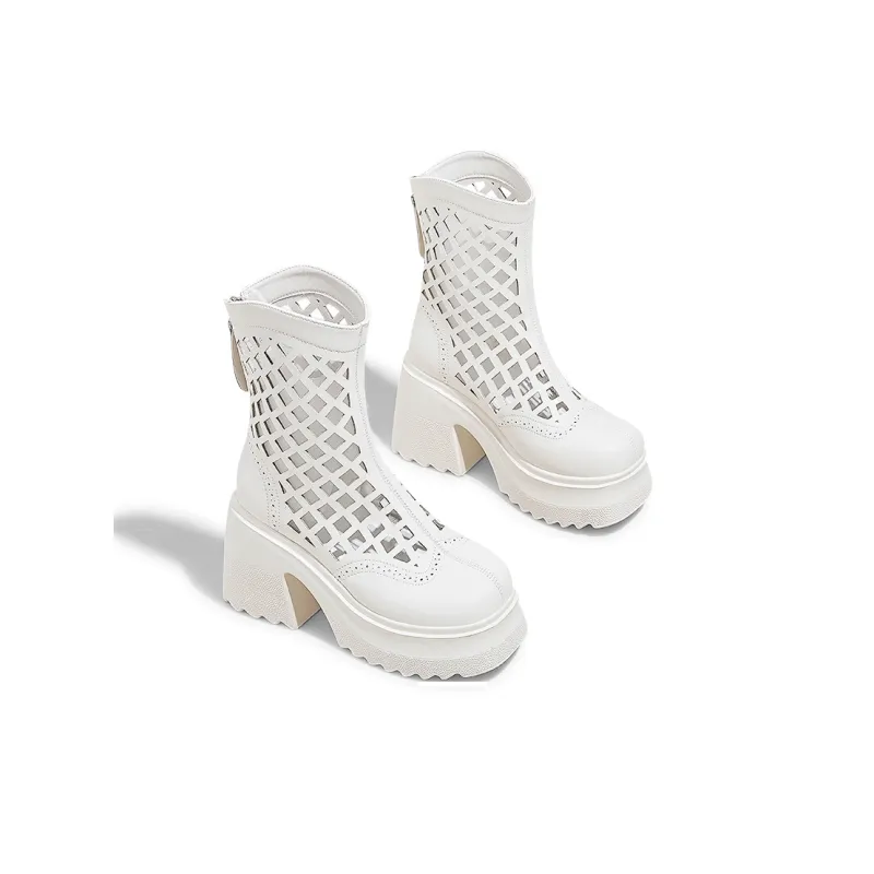 A Poinsettia Princess Ankle Boots Women's-4