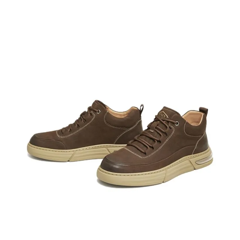 TATA Ankle Boots Men Solid Color-10