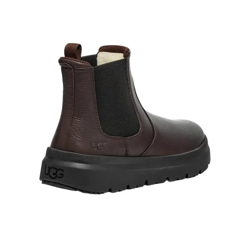 UGG Burleigh Chukka Short Chelsea Boots Men's Brown-3