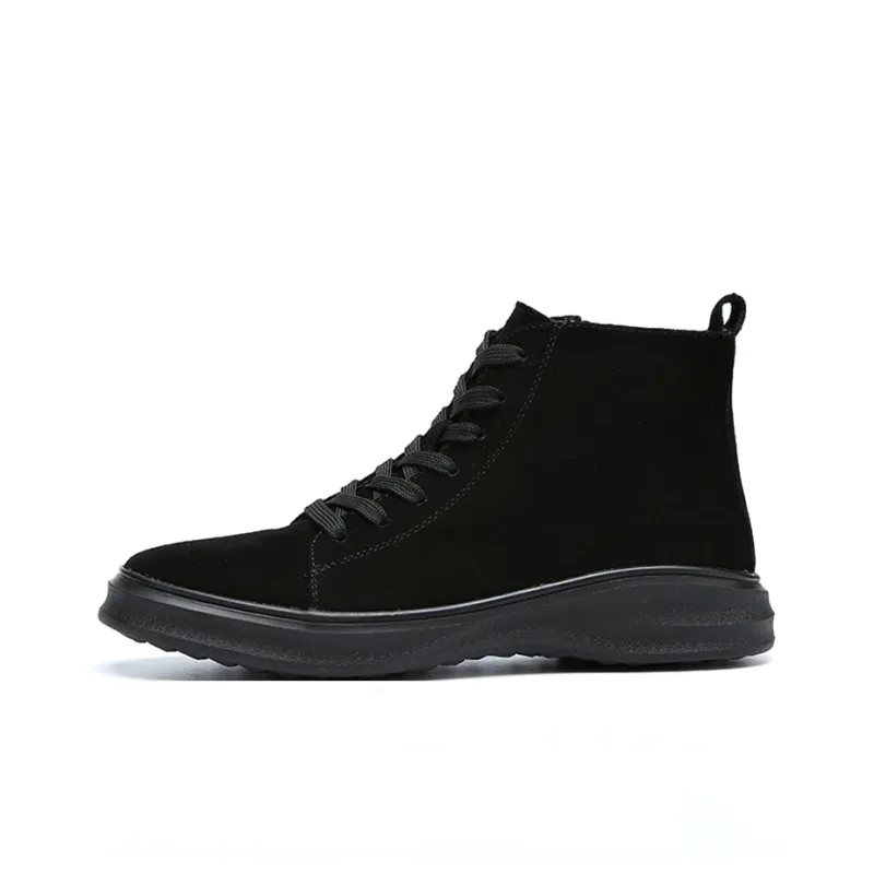 YEDANI Ankle Boots Men Black-0