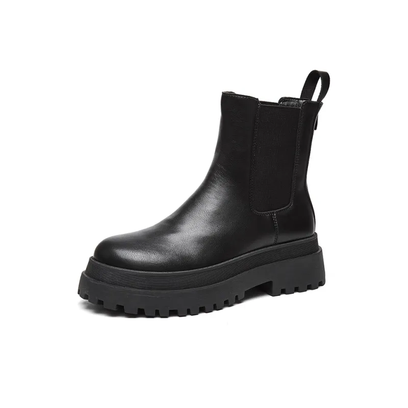 DAPHNE Chelsea Boots 5cm Women's Black-1
