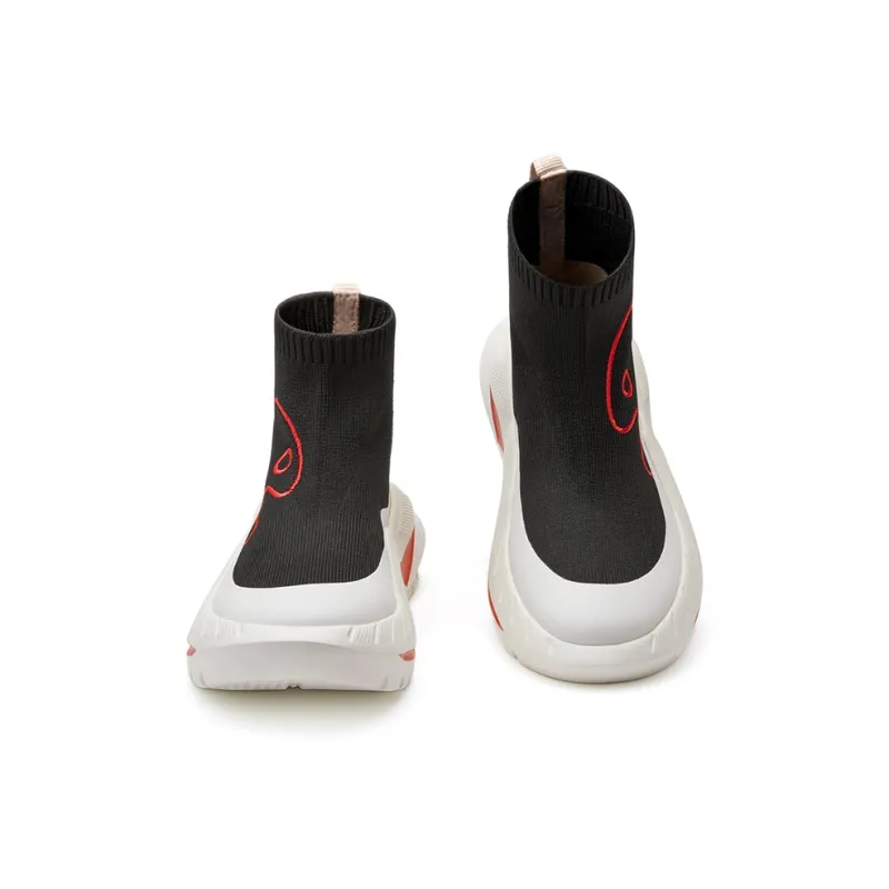 U.IN Painted Travel Shoes-Clarks 4-Color Collection Ankle Boots Unisex-10