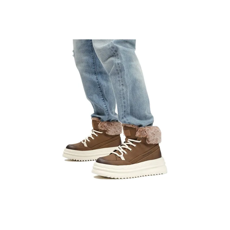 FAIRWHALE Elegant Paddle Boots Ankle Boots Men's-7