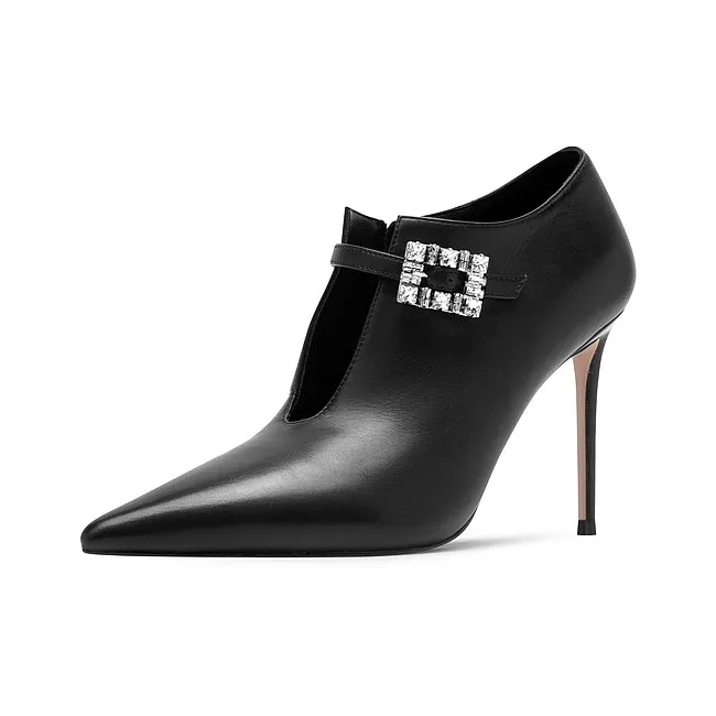 JOOC Ankle Boots Women's Milkshake White/Classic Black-4