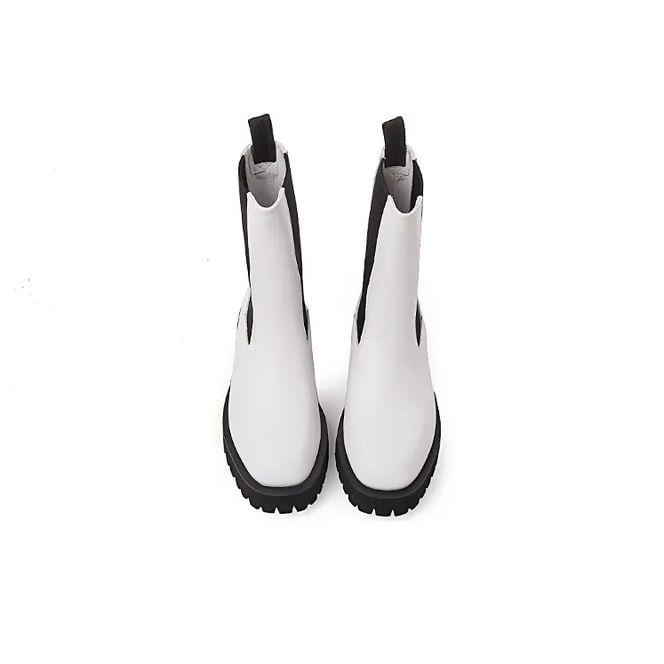 STOOSHE Chelsea Boots Women's White-2