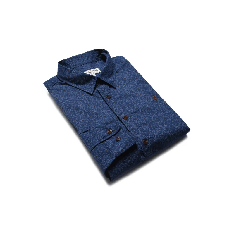 MCS Shirts Men Navy Blue-4