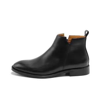 GZZ Ankle Boots Men Black/Brown