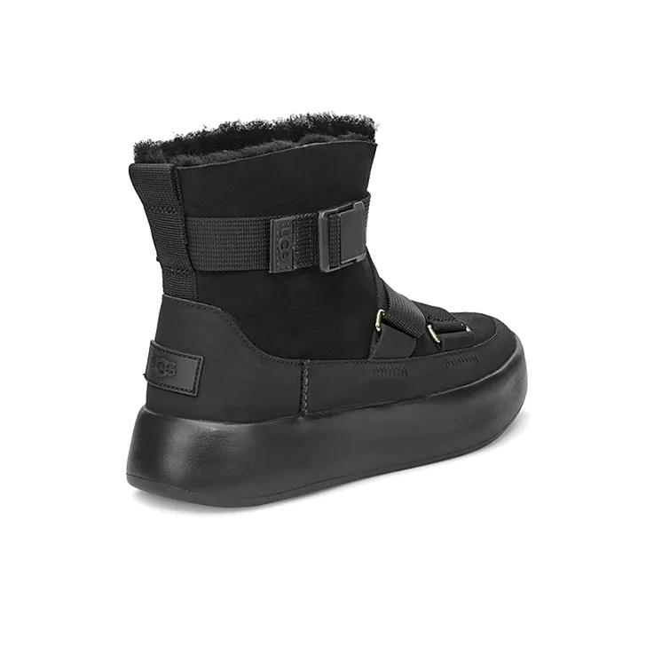 UGG Classic Boom Buckle Snow Boots Black Women's-3