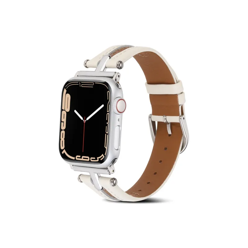 CHRROTA Apple Compatibility Watch Band Leather-5