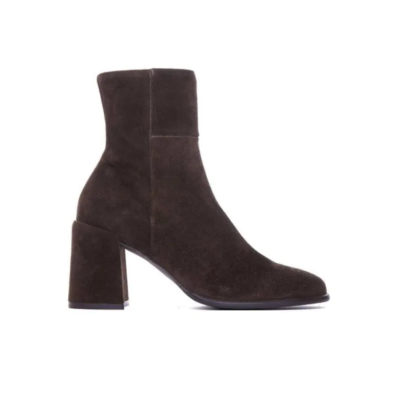 ANGEL ALARCON Ankle Boots 8cm Women's Brown-1