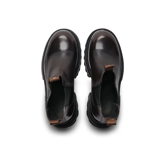 Viplander Crew Chelsea Boots 8CM Men's Coffee-3
