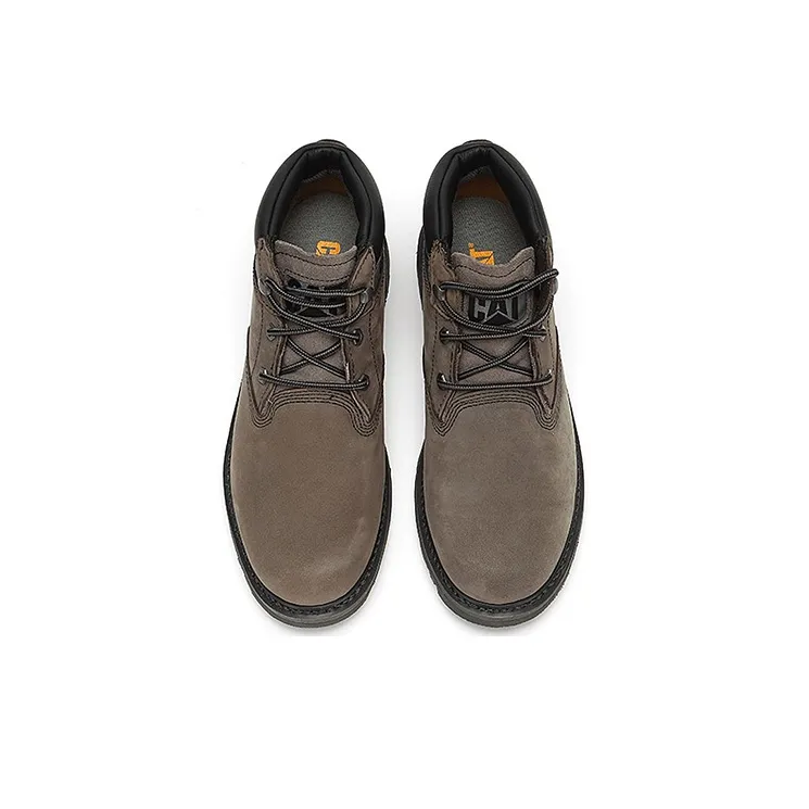 CAT Ealing Mid Collection Abrasion Resistant Ankle Length Outdoor Boots Men's Dark Brown-3