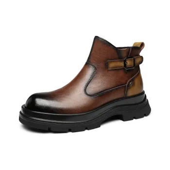 Playboy Ankle Boots Men Black/Brown