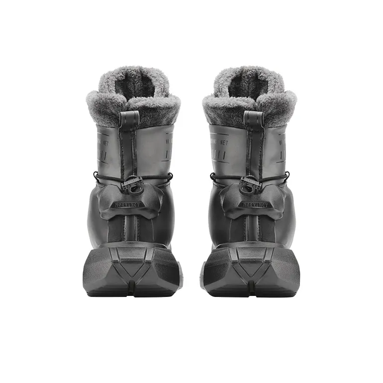 NORVINCY Snow Boots Unisex Iron Gray-3