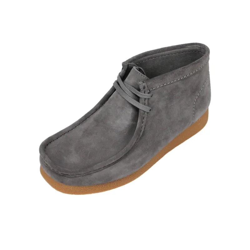 Clarks Wallabee Ankle Boots Women's Gray-2