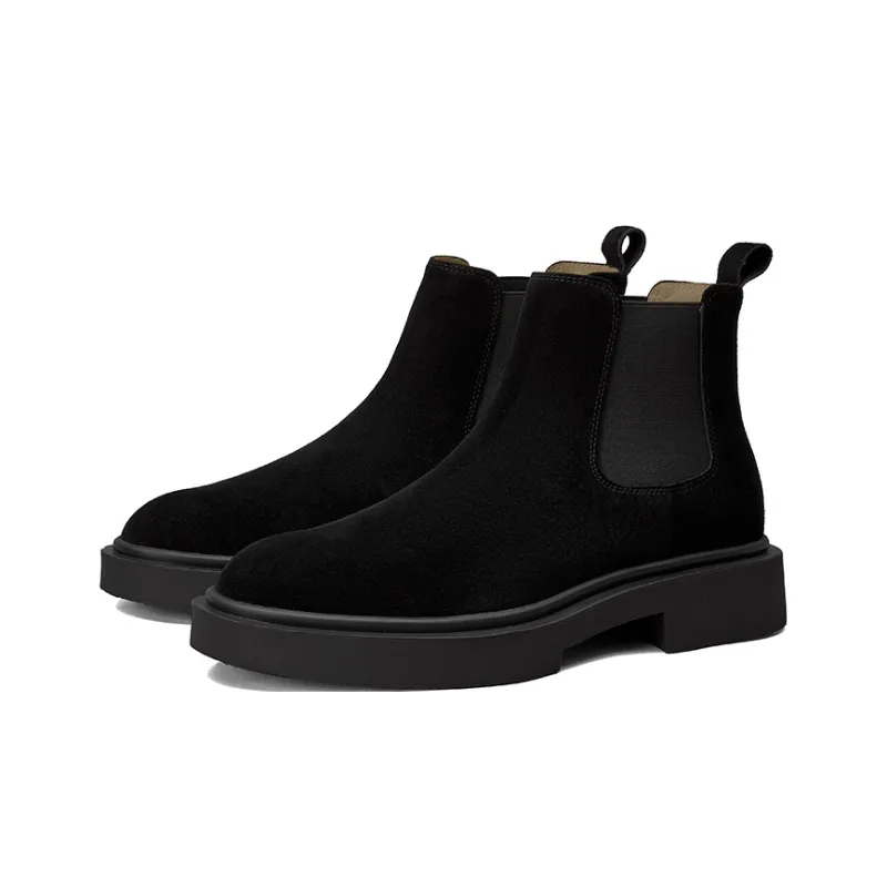 Beau Today Short Chelsea Boots 4.5cm Men's Classic Black-3