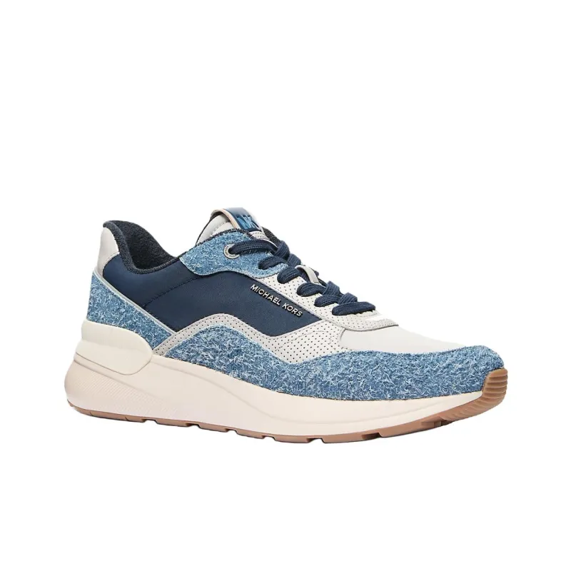 MICHAEL KORS Trevor Low-Top Casual Shoes Men's Blue-2